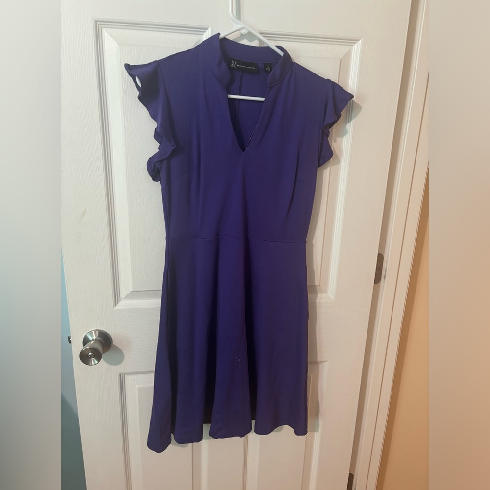 New York and Company purple dress